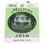 2010 Masters Badge #R08132 - Phil Mickelson Winner