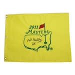 Bob Goalby Signed 2011 Masters Embroidered Flag JSA COA