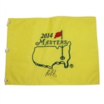 Bubba Watson  2014 Masters Champ Signed  14 Dated Masters Flag- JSA COA
