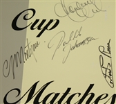 1995 British European Ryder Cup Team Signed Banner JSA COA