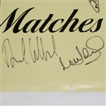 1995 British European Ryder Cup Team Signed Banner JSA COA