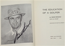 Sam Snead Signed 'The Education of a Golfer' Book JSA COA