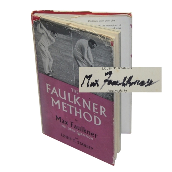 Max Faulkner Signed The Faulkner Method Book JSA COA