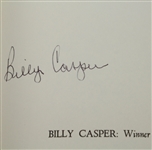 Billy Casper Signed 'Winner' Book JSA COA