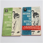 Lot of Four Jack Burke Signed 'Natural Way to Better Golf' Books/Pamphlets JSA COA