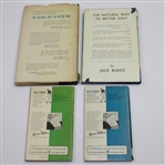 Lot of Four Jack Burke Signed 'Natural Way to Better Golf' Books/Pamphlets JSA COA