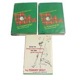 Lot of Three Tommy Bolt Signed Golf Books JSA COA