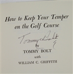 Lot of Three Tommy Bolt Signed Golf Books JSA COA