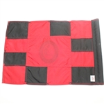 Pinehurst 'The Centennial' Course #8 Red & Black Checkered Course Flag