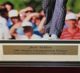 Jack Nicklaus 1986 Masters 16x20 Picture - Framed 