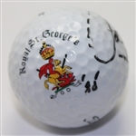 Sandy Lyle Signed Royal St. George's Logo Golf Ball JSA COA