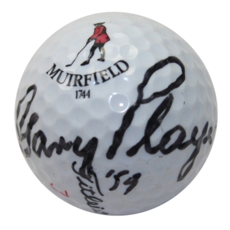Gary Player Signed Muirfield Logo Golf Ball JSA COA