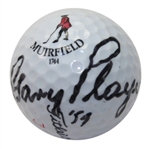 Gary Player Signed Muirfield Logo Golf Ball JSA COA