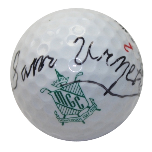 Sam Urzetta Signed Minneapolis Golf Club Logo Golf Ball JSA COA