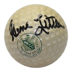 Gene Littler Signed Norwood Hills Country Club Logo Golf Ball JSA COA