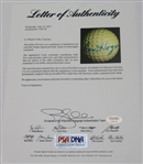 Ben Hogan Signed 'Ben Hogan' Logo Golf Ball FULL PSA #Y04718