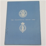1953 The Walker Cup at The Kittansett Club Program - USA 9-3
