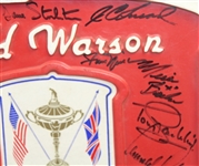 1971 Ryder Cup United States Team Signed by 11 Shield JSA COA