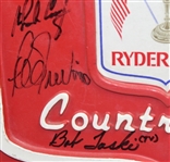 1971 Ryder Cup United States Team Signed by 11 Shield JSA COA