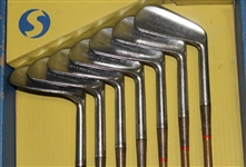 Set of Robert T. Jones Spalding Synchro-Dined Irons - Missing 2 Clubs-W/Display Box!
