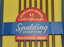 Set of Robert T. Jones Spalding Synchro-Dined Irons - Missing 2 Clubs-W/Display Box!