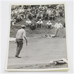 1955 Wire Photo The Champs Final Putt - Jack Flecks Winning Putt
