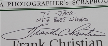 Augusta National & The Masters 'Photographer's Scrapbook' - Frank Christian Signed JSA COA
