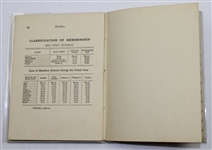 1906 St. Andrews Golf Club - Officers, Constitution and Rules, also Members List