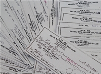 Lot of ONE HUNDRED Jack Fleck Signed Checks JSA COA