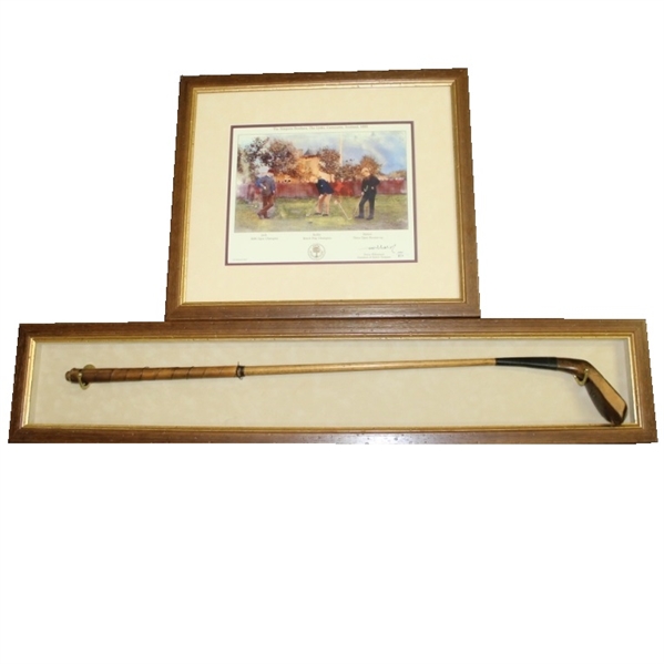 Simpson Brothers LTD Ed #401/850 with Robert Simpson Replica Long Nose in Frame Display