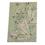 1961 Masters Spectator Guide - Gary Player Winner