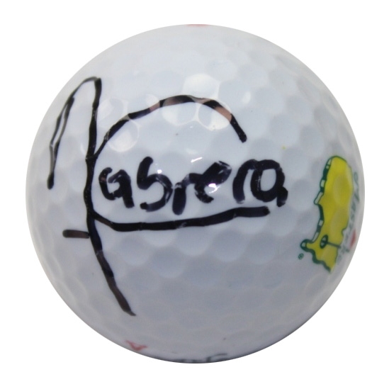Angel Cabrera Signed Masters Logo Golf Ball JSA COA