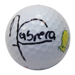 Angel Cabrera Signed Masters Logo Golf Ball JSA COA