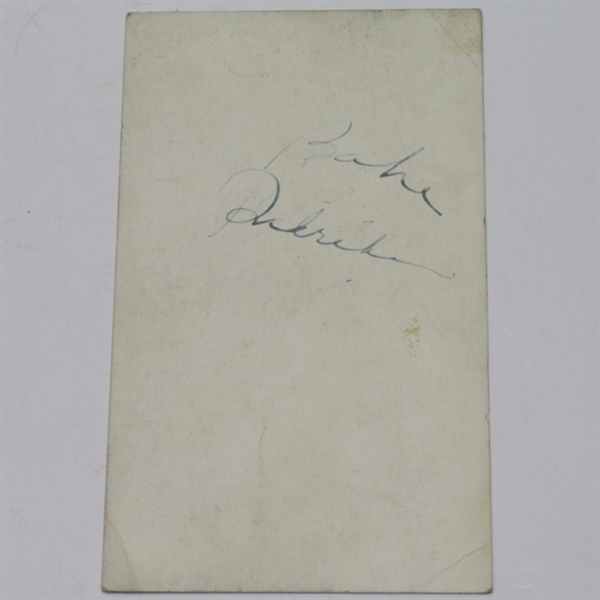 Babe Didrickson Signed Advertisment Postcard - Full JSA #Y33878