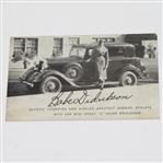 Babe Didrickson Signed Advertisment Postcard - Full JSA #Y33878