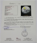 Jordan Spieth Signed Masters Logo Golf Ball FULL JSA #Y54406