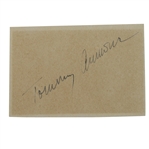 Tommy Armour Signed Cut JSA COA