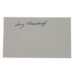 Cary Middlecoff Signed 3x5 Cut JSA COA