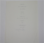 Ben Hogan Signed Career Accomplishments Page JSA COA