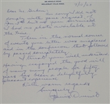Francis Ouimet Handwritten Letter JSA COA