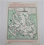 1973 Masters Par 3 Tournament Pairing Sheet