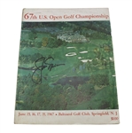 Jack Nicklaus Signed 1967 US Open at Baltusrol Program JSA COA
