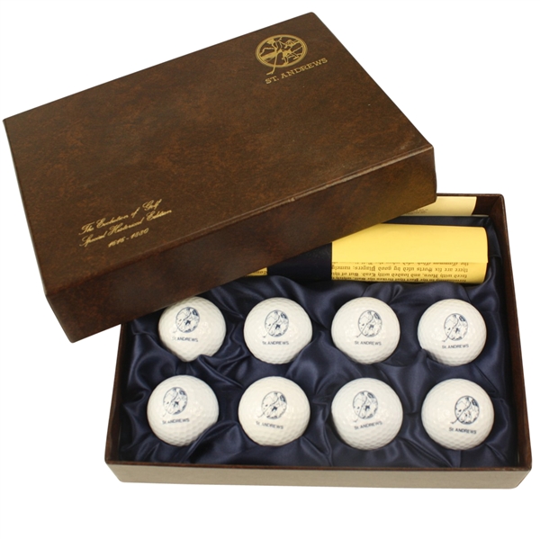 St. Andrews The Evolution of Golf Special Historical Edition of 8 Golf Balls