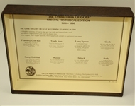St. Andrews 'The Evolution of Golf' Special Historical Edition of 8 Golf Balls