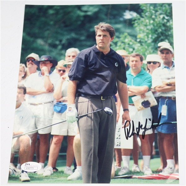 Phil Mickelson Signed 8x10 Photo JSA #L92773