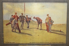 1907 MacNiven & Cameron's Waverly Pen Golf Advertising - Framed