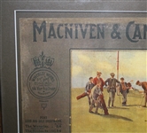 1907 MacNiven & Cameron's Waverly Pen Golf Advertising - Framed