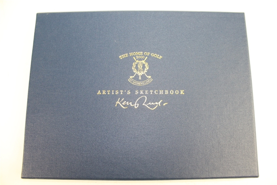 2000 Open at St. Andrews Ltd Ed 5/250 Keith Mackie Sketchbook Signed by Artist
