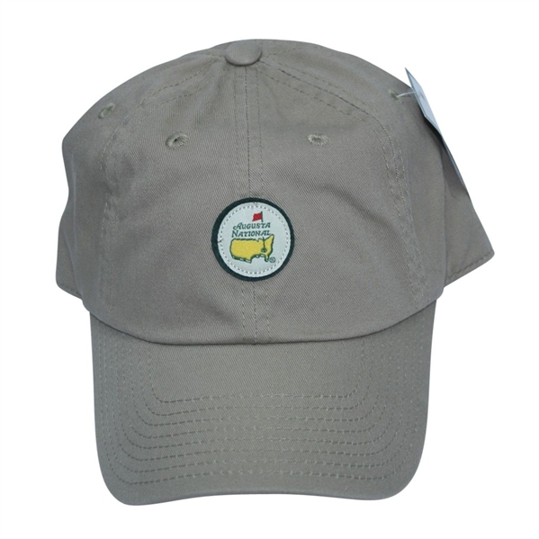 Augusta National Members Khaki Circle Patch Caddy Hat