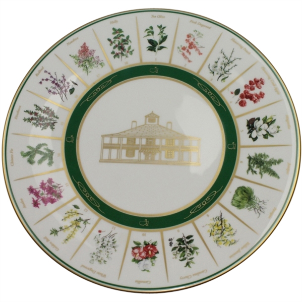 Masters Tournament Pickard Beautification Committee Plate - With Original Box